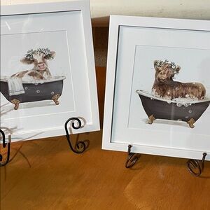 Charming Farmhouse Animal Wall Art Set